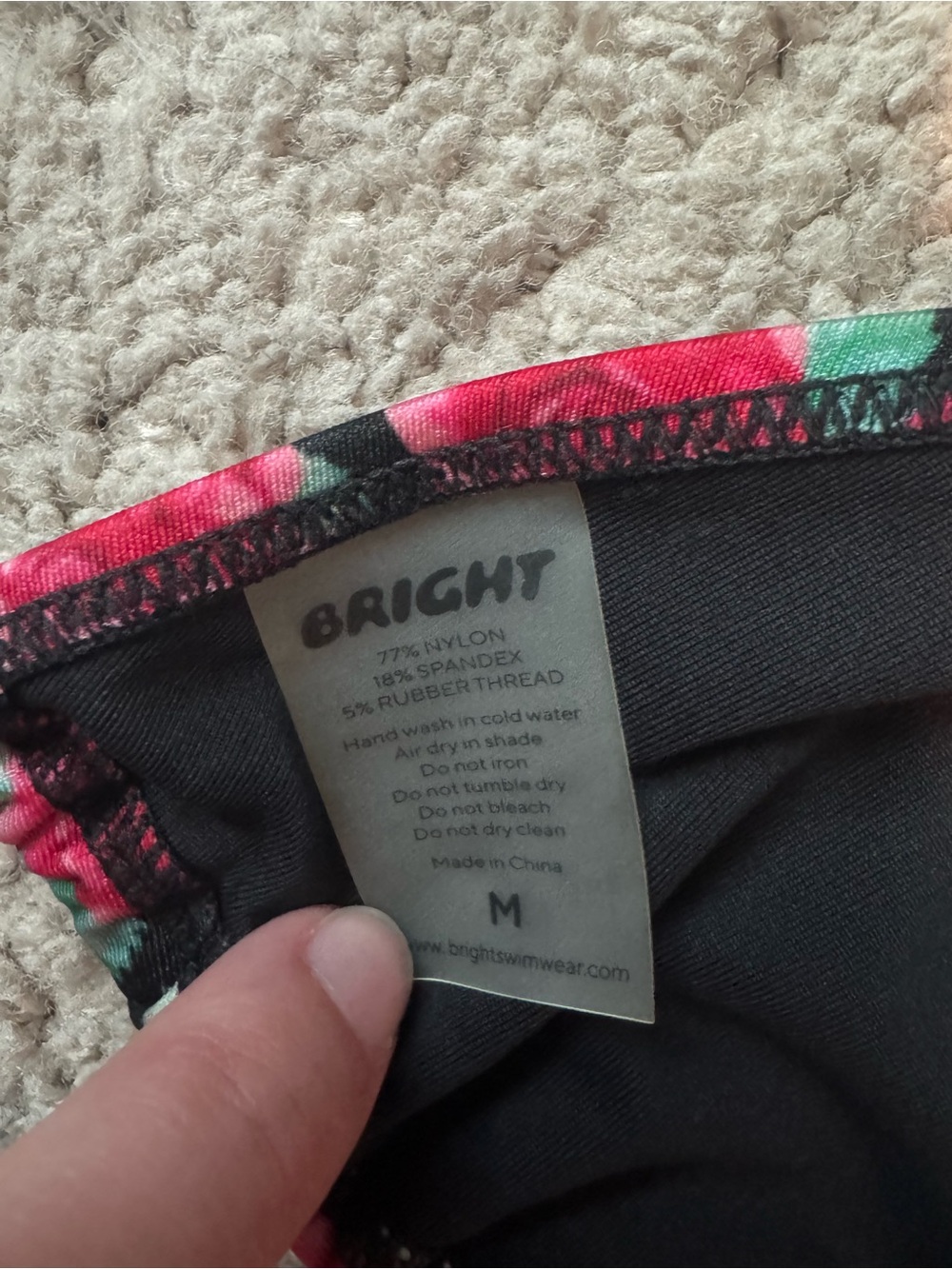 Bright swimwear bikini top medium